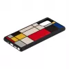 Schutzhülle aus Holz Man and Wood Galaxy Note 20 Mondrian Wood Schwarz