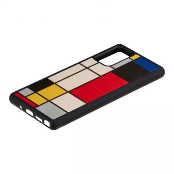 Schutzhülle aus Holz Man and Wood Galaxy Note 20 Mondrian Wood Schwarz