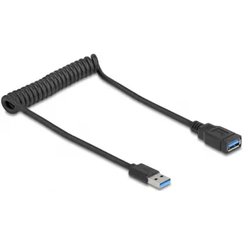USB-Kabel DeLOCK 90367 0,6 m USB A Schwarz