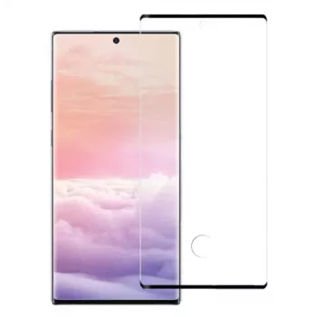 Tempered Glass Displayschutz Tellur für Samsung Galaxy Note 10 — 3D Full Glue, Schwarz