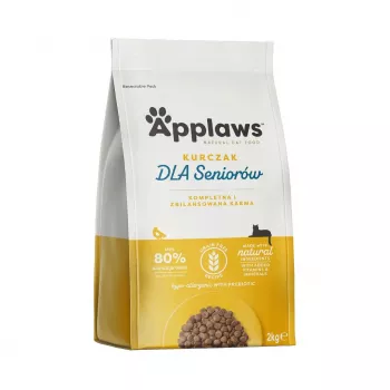 Trockenfutter für Katzen Applaws Senior Chicken — getreidefrei / glutenfrei 2 kg Beutel, 36,5 % Protein, für ältere Katzen