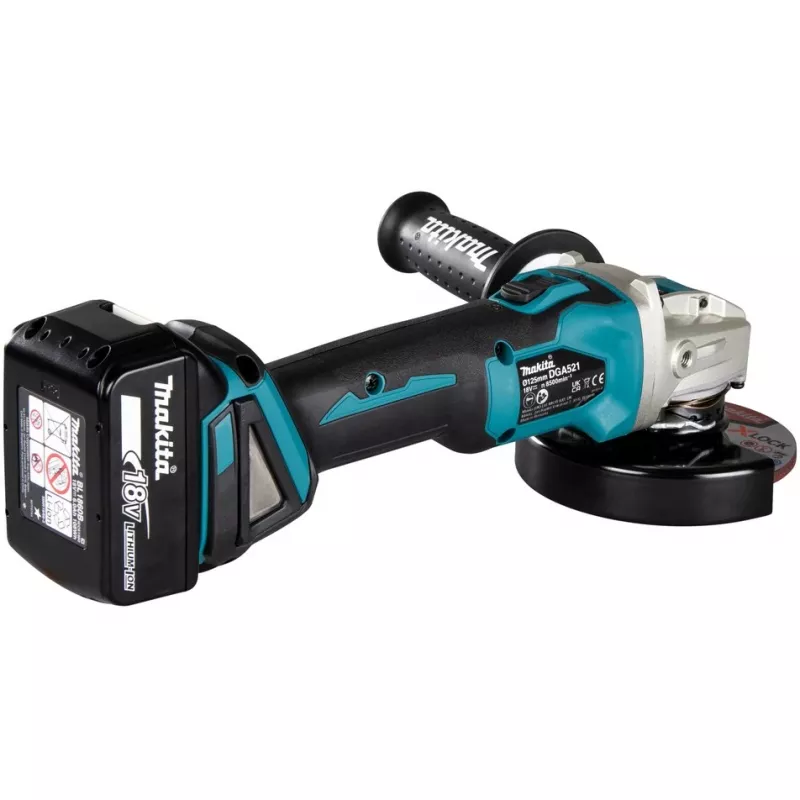 X-LOCK Akku-Winkelschleifer DGA521ZX1, 18Volt (Blau/Schwarz, ohne Akku und Ladegerät)