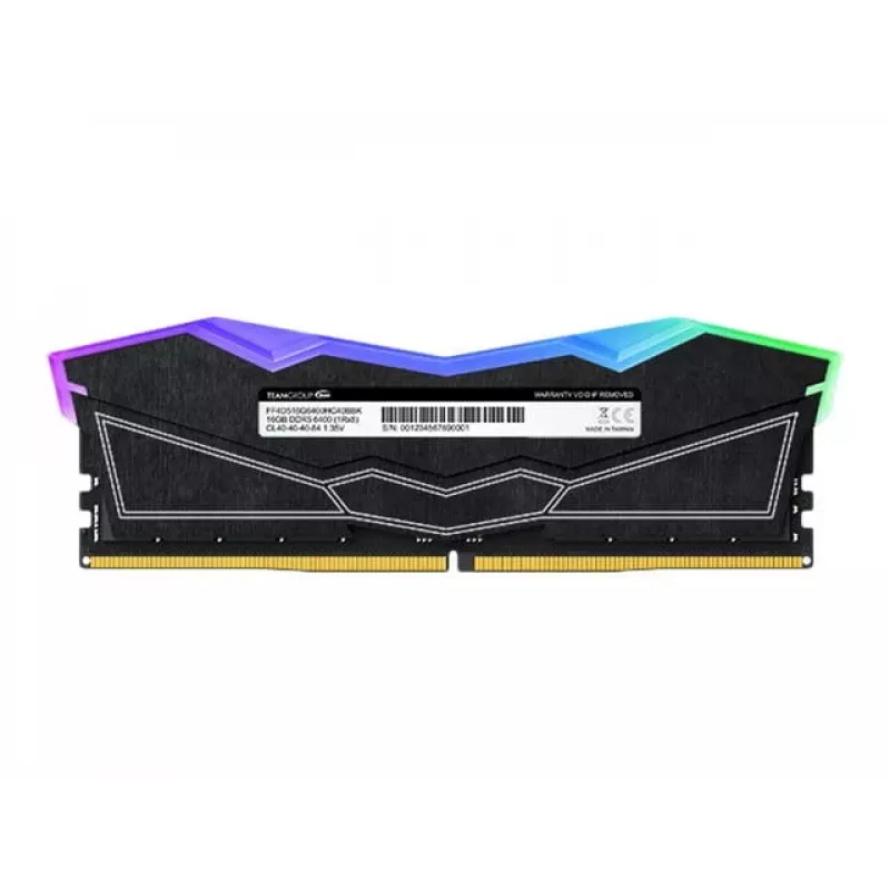 DIMM 32 GB DDR5-6000 (2x 16 GB) Dual-Kit, Speicher schwarz, FF3D532G6000HC38ADC01, Delta RGB, INTEL XMP