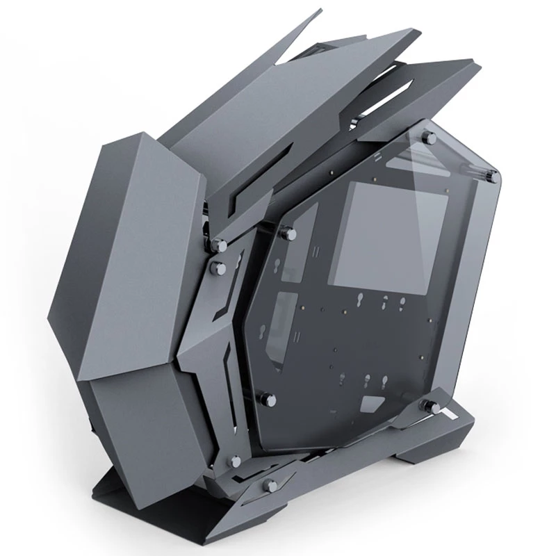 Jonsbo MOD3 Mini Micro-ATX Tower Showcase Tempered Glass - Grau - Tower