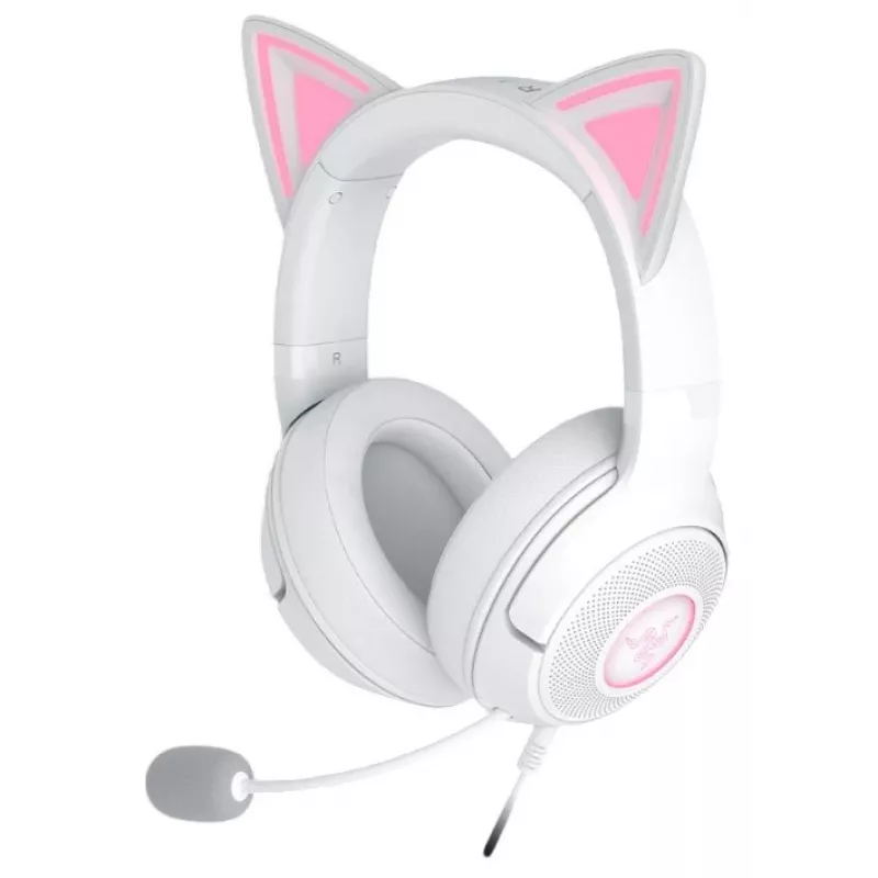 Headset Razer Kraken Kitty V2 Wired USB Type-A Weiß — Circumaural, Kopfbügel, 20–20000 Hz, 2 m Kabel