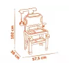 Kinderwerkstatt-Spielzeug SMOBY Bricolo Builder 7600360741 – Bauwerkzeug-Set für Rollenspiele
