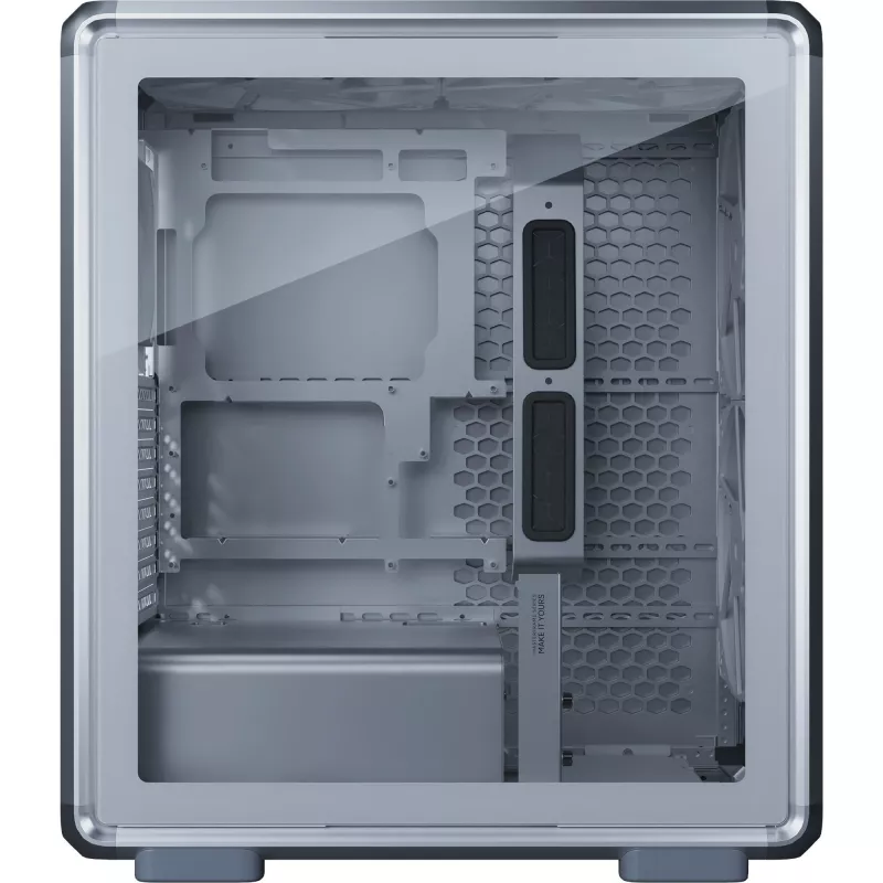 Cooler Master MasterFrame 500 Mesh PC-Gehäuse, Midi-Tower, E-ATX, Hartglas – Silber
