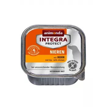 Nassfutter für Hunde animonda Integra Protect Nieren mit Huhn 150 g — für erwachsene Hunde, Nierenunterstützung, getreide- und glutenfrei