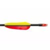 Pfeilset POE LANG D-055-B3 — Glasfaserpfeile, 28 Zoll (710 mm), schwarz, 5er-Set