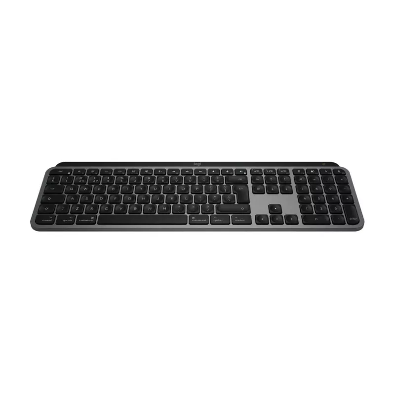 Logitech MX Keys S for Mac Tastatur Büro RF Wireless + Bluetooth QWERTZ Deutsch Aluminium Weiß