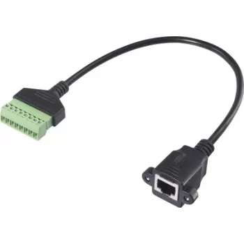 Renkforce RJ45-Netzwerkadapterkabel [1x RJ45-Buchse 8p8c - 1x Klemmanschluss] 30 cm (RF-6443976)