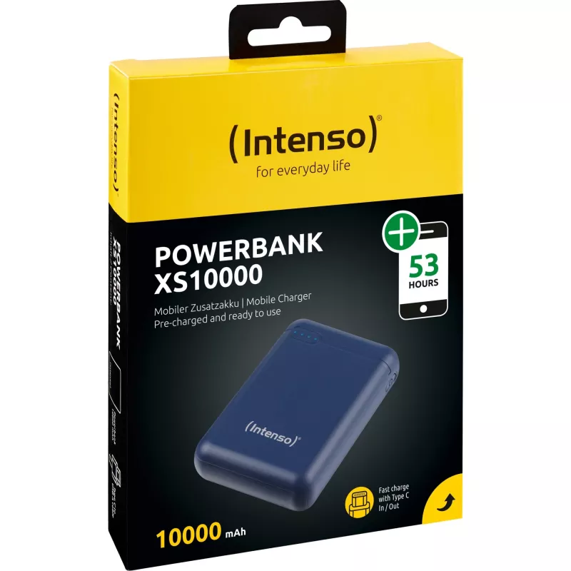 POWERBANK USB 10000MAH/DUNKELBLAU XS10000 INTENSO