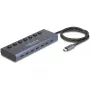 DeLOCK 63410 USB 3.2 Gen 1 Type-C Hub 5000 Mbit/s Blau