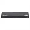 Manhattan 4K@60Hz 8-Port HDMI-Splitter mit Downscaling, verteilt ein HDMI-Eingangssignal auf acht HDMI-Ausgänge (1x8), 18G, EDID-Schalter für Downscaling, Schwarz
