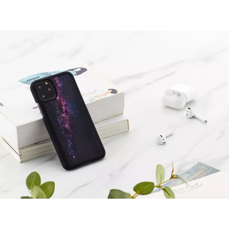 Handyhülle iKins für iPhone 11 Pro – milky way Schwarz Schutzhülle