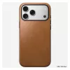Handyhülle Nomad Modern Leather Case Cover für iPhone 17 Pro Max, 17,5 cm (6,9 Zoll), Tan, Leder + PC/TPU