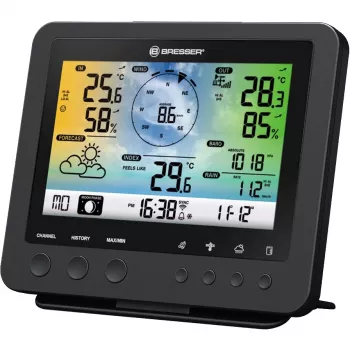 Bresser Optics 7002580 digitale Wetterstation Schwarz AC Wi-Fi