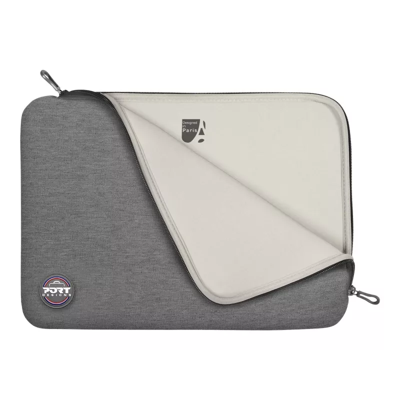 Sleeve Case Port Designs Torino II für 39,6 cm (15,6 Zoll) Laptops, Baumwolle/Neopren, 0,224 kg, grau