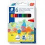 Marker Staedtler Noris Jumbo 6er-Pack abwaschbar ungiftig — breite Spitze, kindersichere Marker