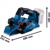 Elektrohobel Bosch GHO 18V-26 18,0 V (reines Gerät, ohne Akku)