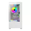 Computergehäuse DarkFlash C365 (weiß) mit 5 Lüftern