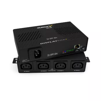 Rackmount SurgeX DisplayPak IP-gesteuerter Überspannungsschutz SX-DPP-104I, Fernüberwachung über IP