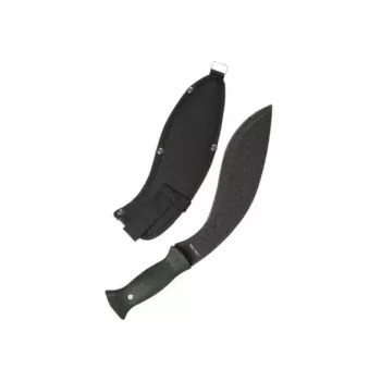 Machete Mil-Tec Kukri 15534000 – Edelstahlklinge 255 mm, Gesamtlänge 375 mm, ABS-Griff, inklusive Hülle