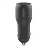 Dual-USB-A-Autoladegerät 12W x2 Schwarz