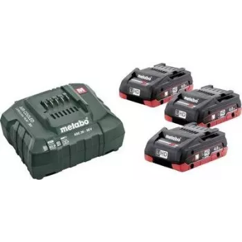 Akku- und Ladegerät-Set Metabo BASIC SET 3 X LIHD 4.0 AH