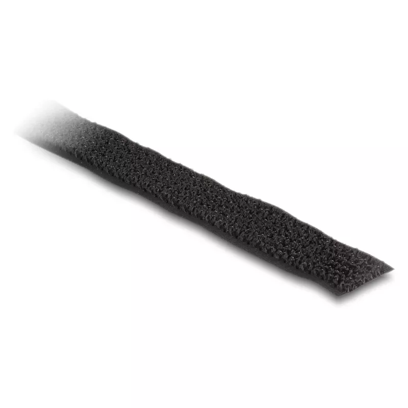 DeLOCK Klettband 5m x 20mm schwarz Nylon
