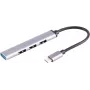USB-C Hub ShiverPeaks 13-50002 — 4× USB-A 3.0 schlank-Adapter für USB-C-Anschlüsse