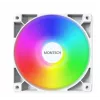 Montech GF120 V2 ARGB Computergehäuse Lüftermodul 12 cm Weiß 3 Stück
