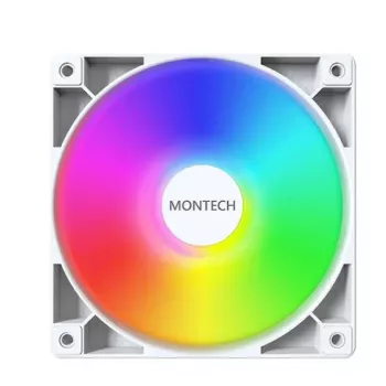 Montech GF120 V2 ARGB Computergehäuse Lüftermodul 12 cm Weiß 3 Stück