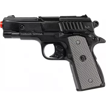 Metall-Spielzeugpolizeipistole Pulio Modell 15546/6 – realistisches Design, robuste Konstruktion
