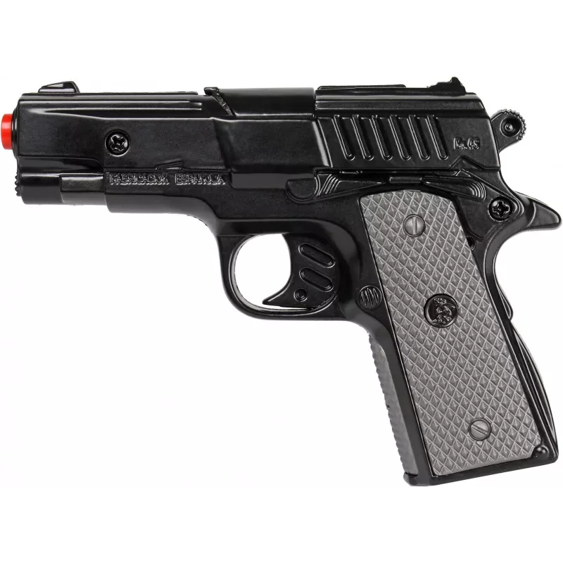Metall-Spielzeugpolizeipistole Pulio Modell 15546/6 – realistisches Design, robuste Konstruktion