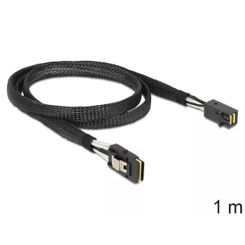 SAS-Kabel DeLOCK 83389 1m Schwarz