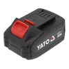 Batterie für kabellose Werkzeuge YATO YT-828463 — Li‑Ion 18V 4Ah, rot, Ladeanzeige