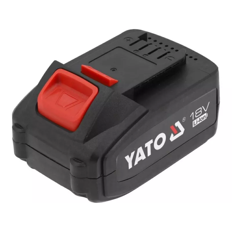 Batterie für kabellose Werkzeuge YATO YT-828463 — Li‑Ion 18V 4Ah, rot, Ladeanzeige
