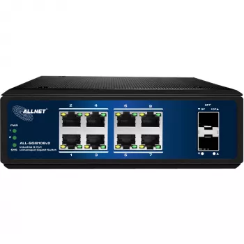 Netzwerk-Switch ALLNET ALL-SGI8108v2 8-Port 10/100/1000 Mbit/s Gigabit