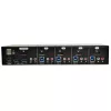EATON TRIPPLITE 4-Port DisplayPort KVM Switch mit Audiokabeln und USB 3.0 SuperSpeed Hub (B004-DPUA4-K)