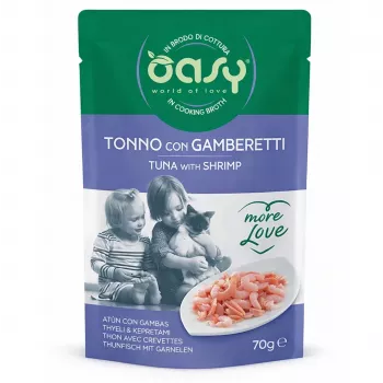 Oasy More Love Thunfisch mit Garnele Beutel 70 g