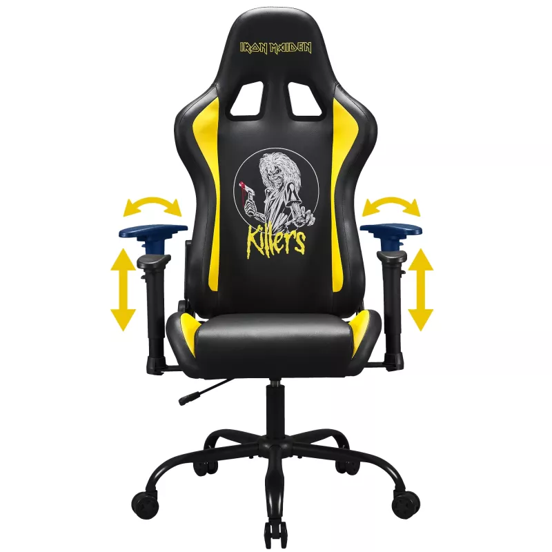 Gaming-Stuhl SUBSONIC Subsonic Pro Iron Maiden Killers — ergonomisches Design, höhenverstellbar