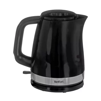 Elektrischer Wasserkocher Tefal KO150 1,5 L 2400 W – schwarz Edelstahl, kabellos, 360°-Basis