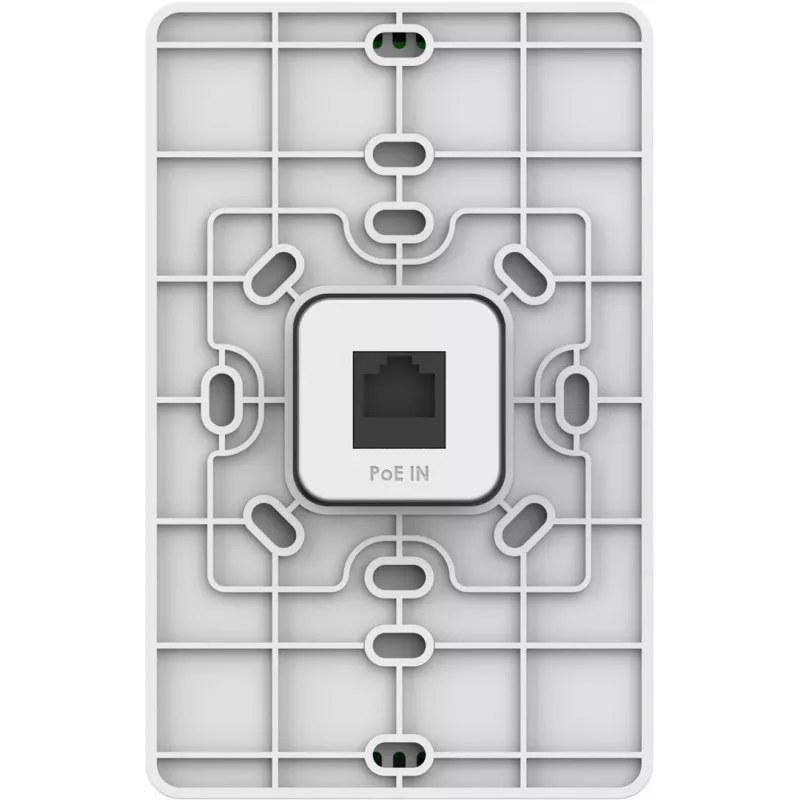 Drahtloser Zugangspunkt Grandstream GWN7661E — Dualband 2,4/5 GHz, 1201 Mbps, PoE, 3x RJ-45, weiß