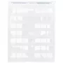 Brady, LAT-18-361-1, selbstlaminierender Polyester, Weiß/Transparent, 25,4 x 13,7(33,78)mm, permanent, US-Letter, Kabeldurchmesser 4,3 -6,5mm (1000 Stk.) (024570)