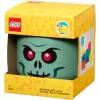 LEGO Storage Head Skeleton, Aufbewahrungsbox schwarz/rot, groß