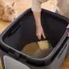 ROTHO Weiß XL anthrazit - Katzentoilette