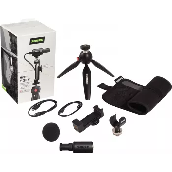 Shure MV88+ VIDEO KIT Black Tischmikrofon