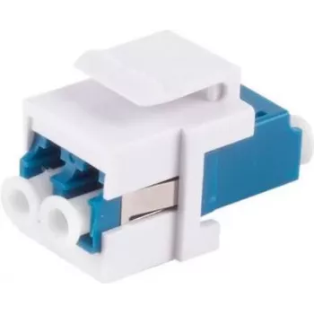 Keystone-Glasfaseradapter ShiverPeaks 08-10200 LC-LC Duplex blau