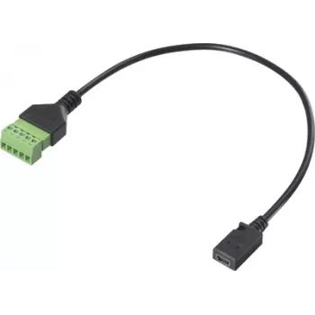 Renkforce USB 2.0 Adapterkabel [1x 2.0 Buchse Mini-B - 1x Klemmanschluss] RF-6443962 30 cm (RF-6443962)